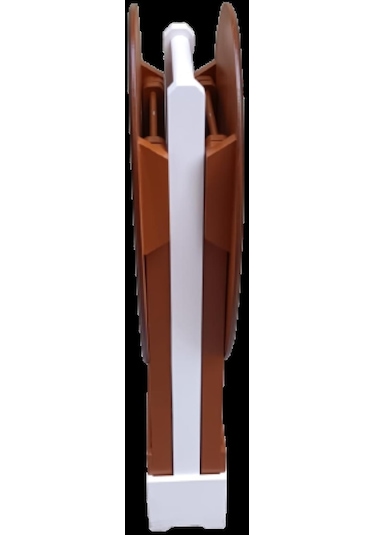 Çanta Zigon Sehpa Oval Model İkili Takım Ahşap Mdf Ceviz Renk Uyumu El Yapımı