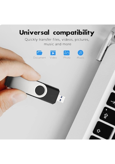 Vkemall 2tb Hızlı Döner Usb Bellek, Bilgisayar/dizüstü İçin Taşınabilir Depolama, 128g'den 2tb'ye Genişletilebilir