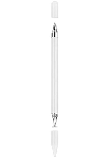 Butam Bilişim Pencil 13 Universal Dokunmatik Stylus Kalem-beyaz