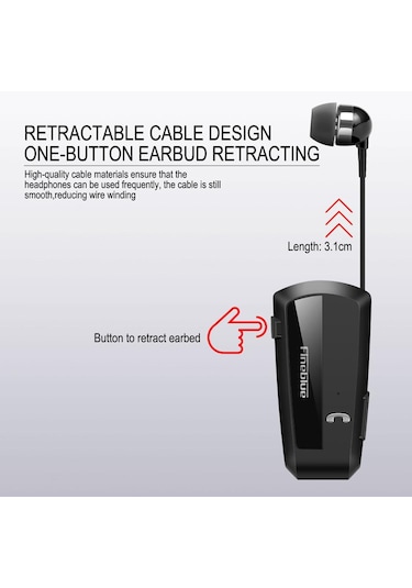 Hallow Fineblue F990 Business Bluetooth 5.0 Kablosuz Kulak İçi Kulaklık