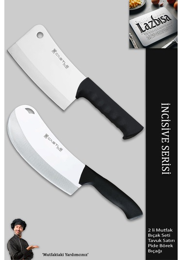 İncisive Serisi Mutfak Bıçak Seti Pizza Börek Kıyma Bıçağı Mft452