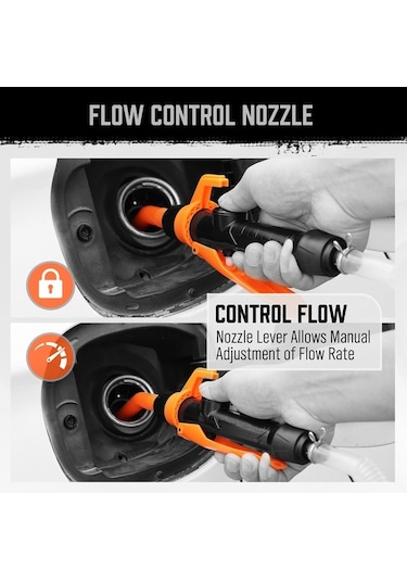 Pilli Yakıt Transfer Pompası - Benzin, Mazot Ve Su Taşımak İçin Pratik Çözüm