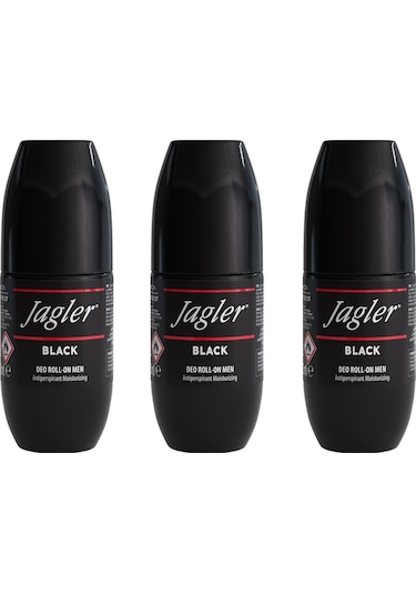 Jagler Black Erkek Roll-On Deodorant 50 ML x 3