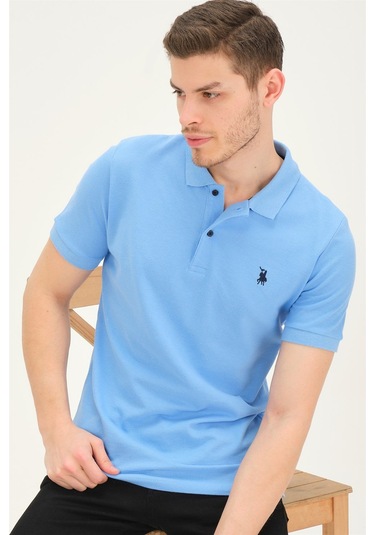 T8561 Dewberry Erkek Tshırt-açık Mavi Açık Mavi