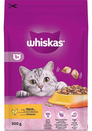 Whiskas Tavuklu Yetişkin Kedi Maması 300 G