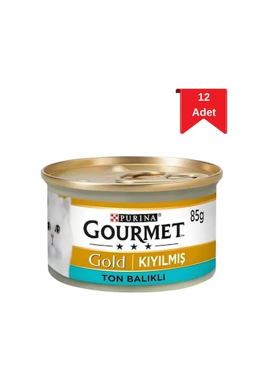Gourmet Gold Kıyılmış Ton Balıklı Kedi Konservesi 85 Gr X 12 Adet