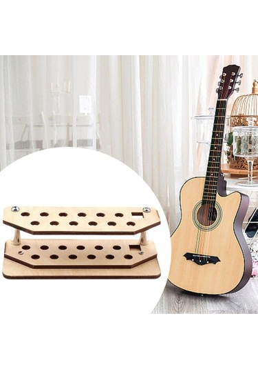 Besthome1 Suntek Ahşap El Sanatları Alet Tutucu Standı, İşi Tutucu, Pratik Ahşap Rengi Ahşap Rengi