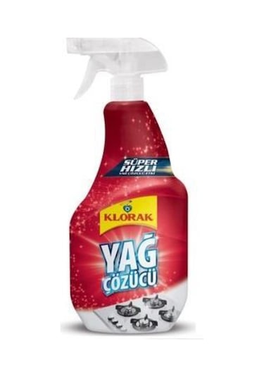 Klorak Temizleme Sprey Yağ Çözücü  750 ML  x  12 Adet