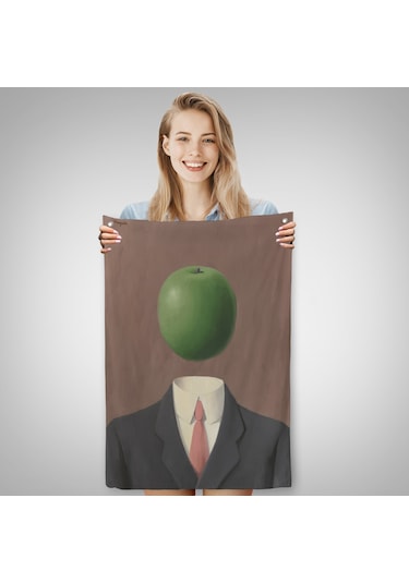 Rene Magritte - Soyut Sabit Fikir Duvar Örtüsü-7343