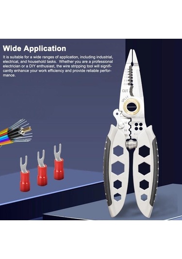 Pazly Tel Tel Striptizci Sıyırma Profesyonel Jms İnç Fonksiyonlu Çok Awg Alet 7 22-10 Ki