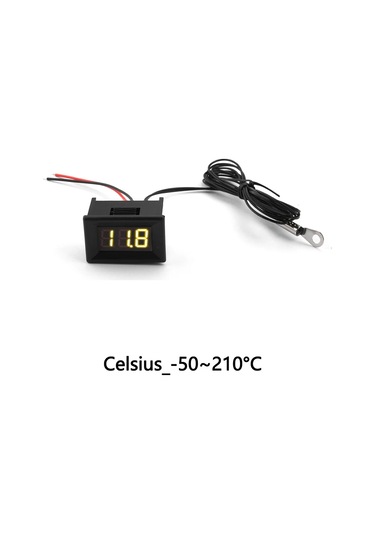 Aideepen Mini Termometre 393950 -50 210 Araç İçin Su Geçirmez Dijital Sıcaklık Ölçer Lcd Ekranlı Kırmızıyok16 Gb1080p