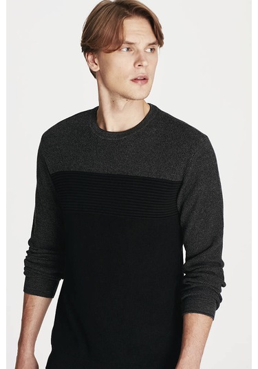 Mavi Erkek Kazak 070377-900 Siyah Siyah