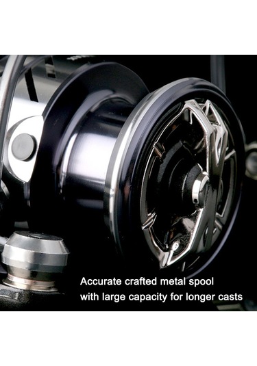 Monyee Tam Metal Grup Çekici Olta Makinesi, 15kg Maksimum Sürtünme Gücü, Da5000ıımax Modeli, Dürtüye Dayanıklı, Uzak Atış İçin Optimal