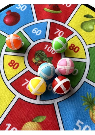 Sılwın Çıkartmalı Dart Tavlası Meyveler Çıkartmalı Dart Tavlası Meyveler 202841494