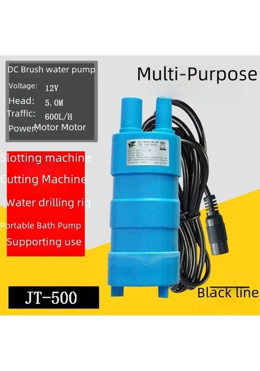 Fortunelane 12v Dc Mikro Dalma Pompa - 5m Yüksek Lifting, 10l/dakika Debi, Direkt Tip, Dayanıklı Su Pompa Cihazı