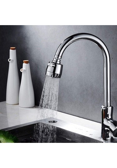 Adet Kısa 360 Derece Dönebilen Musluk Havalandırıcı Mutfak Musluk Başlığı 2 Modlu Ayarlanabilir Duş Başlığı Filtre Püskürtücü Mutfak Banyo İçin Diğer