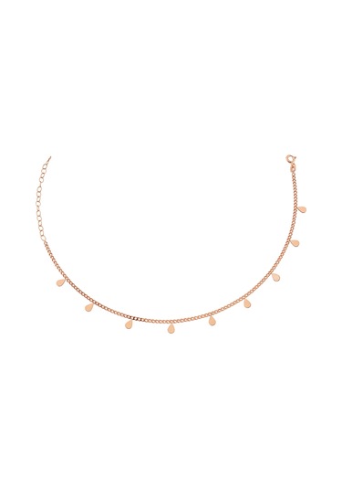 Argentum Concept - Damla Pullu Gümüş Rose Halhal - H006801