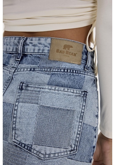 Bad Bear Vendy Mavi Denim Etek Mavi
