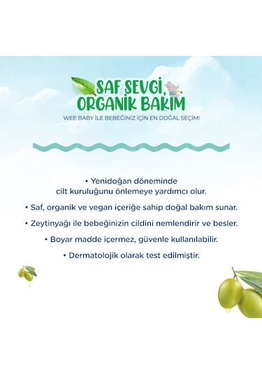 Wee Baby Organik Bebek Losyonu 200 ML