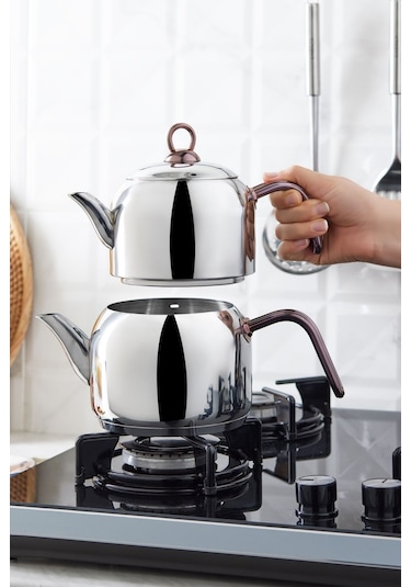 Karaca  Urban İndüksiyon Tabanlı Midi Çaydanlık Takımı Rosegold
