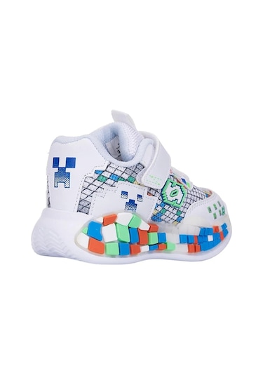 Tuğba Ortopedi 03 Erkek Bebek Işıklı Rahat Sneaker Beyaz