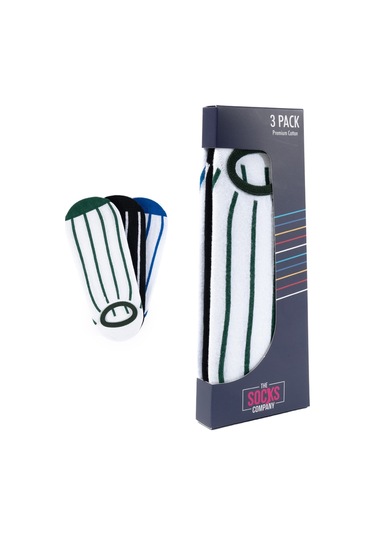 The Socks Company 3 Çift Özel Kutulu Erkek Görünmez Çorap 23SDCR150P Gri