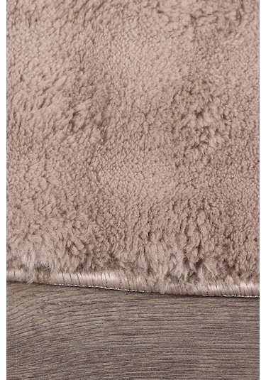 Bubble Kahve Büyük Ebat 2'li Banyo Paspas Seti Kaymaz Tabanlı Yıkanablir Klozet Takımı Kahve