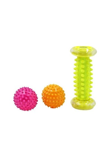 Dm Masaj Topu - Plantar Kas Gevşetme, Fitness Ve El Tutma Topu, Spor Ve Rahatlama İçin Çok Renkli