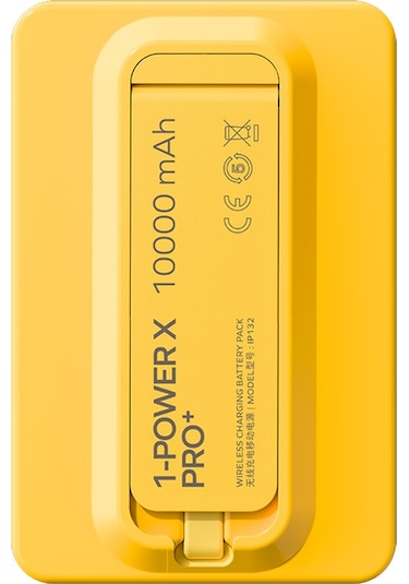 Momax IP132HKY Power X Pro+Magnetic Wireless 10000 mAh Standlı + USB-C Kablo Powerbank Sarı