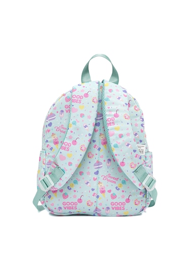 Wia Ice Cream Kız Çocuk Anaokul Çantası Su Yeşili - Pembe