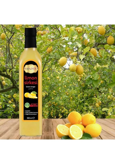 Hanzade Bitkisel Limon Sirkesi 500 ML