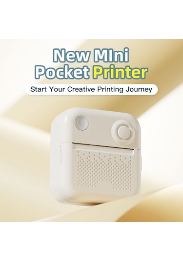 Teltree D3 Termal Etiket Yazıcı 200dpı - Bluetooth, Aı Portre, Multidil Uygulama, 1200mah Pil - Pembe Set: 15mm Etiket 5'li + Renkli Kağıt 3'lü + Kalem 12'li Siyah