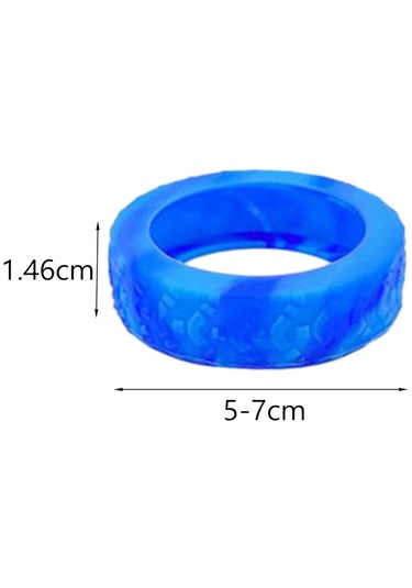 Homyl 8 Parça Silikon Bavul Jant Kapakları Aksesuarı Stil-d Stil D Çok Renkli