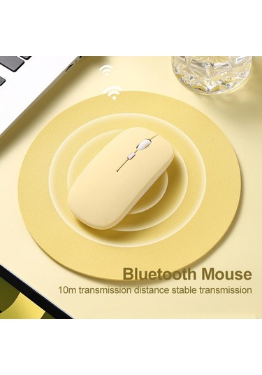 Jms Kablosuz Bluetooth Taşınabilir Sihirli Sessiz Ergonomik Mouse