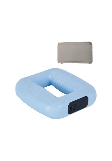 Suntek Elektrikli Masaj Halkası Kompakt El Aleti Yetişkinler Mavi