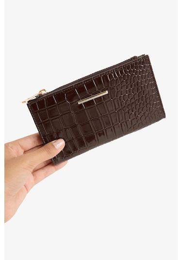 Defacto Kadın Suni Deri Cüzdan F6647axnsbn66 Kahve