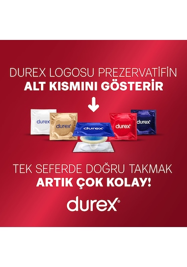 Durex Yakın Hisset Standart Fit Prezervatif 30'lu
