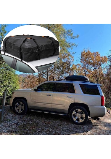 Jms Seyahat İçin Su Geçirmez Araba Çatı Kargo Bagaj Çantası