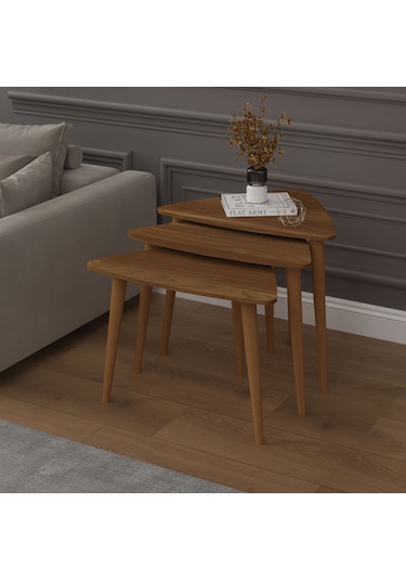 3 Lü Üçgen Zigon Sehpa Ahşap Ayaklı-sehpa02-nevada