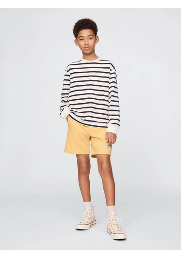 Gap 742934003 V-frch Ft Logo Erkek Çocuk Şort Bej