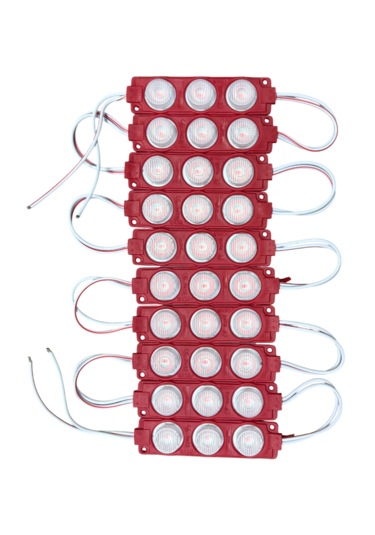 Parmak Lamba Camlı Kırmızı 24v 10'lu Br 040 99 36