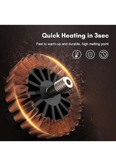 Reedark 800w Enerji Tasarruflu Taşınabilir Fanlı Isıtıcı - Yatak Odası Ve Ofisler İçin Devrilme Ve Aşırı Isınma Korumalı