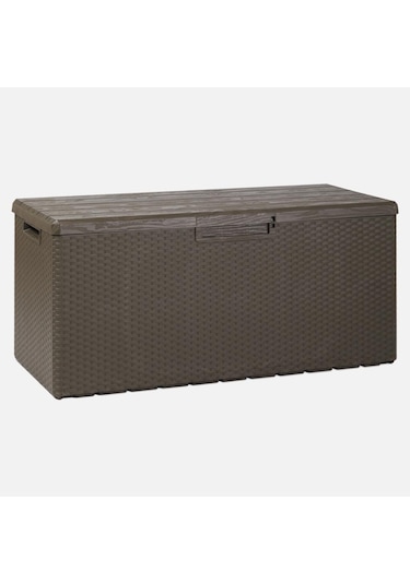 Bahçe Balkon Plastik Sandık 340 Litre Kahverengi