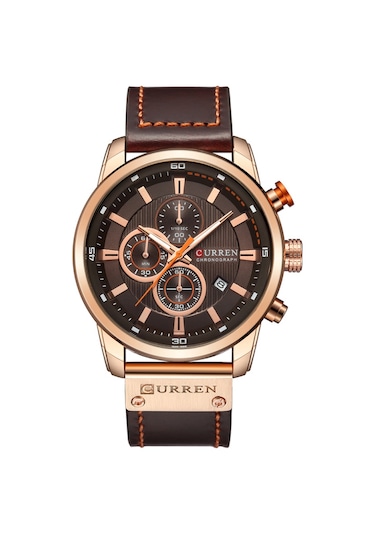 Curren Erkek Moda Pu Deri Spor Kol Saati Günlük Saat Lüks Suya Dayanıklı Kuvars Saat 4 Diğer