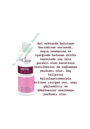 Dr. Clinic Dökülme Karşıtı Şampuan 400 ML