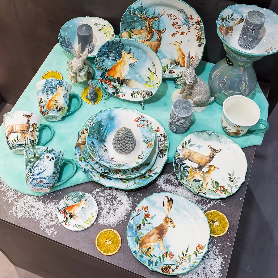 Lefard Porselen Salata Kasesi "orman Masalı" Tavşan 600 Ml 170647376 Kahverengi