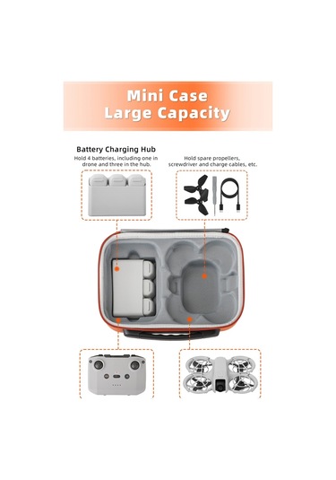 Soulader Djı Neo Rc-n3 Kumanda Taşıma Çantası - Drone Aksesuar Koruma Kılıfı, Taşınabilir Saklama Çantası