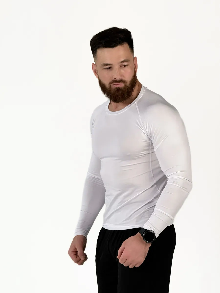 Uvın Uzun Kollu Fitness Spor Rashguard 175381688 Beyaz