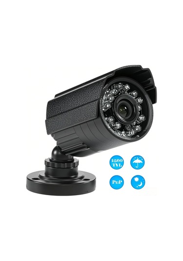Yuntech01 Ip66 Su Geçirmez 1200tvl Bullet Cctv Kamerası, 24 Infrared Işık, Gündüz/gece Net Görüntü, Pal Sistemi Abd, Kanada, Japonya Dışında