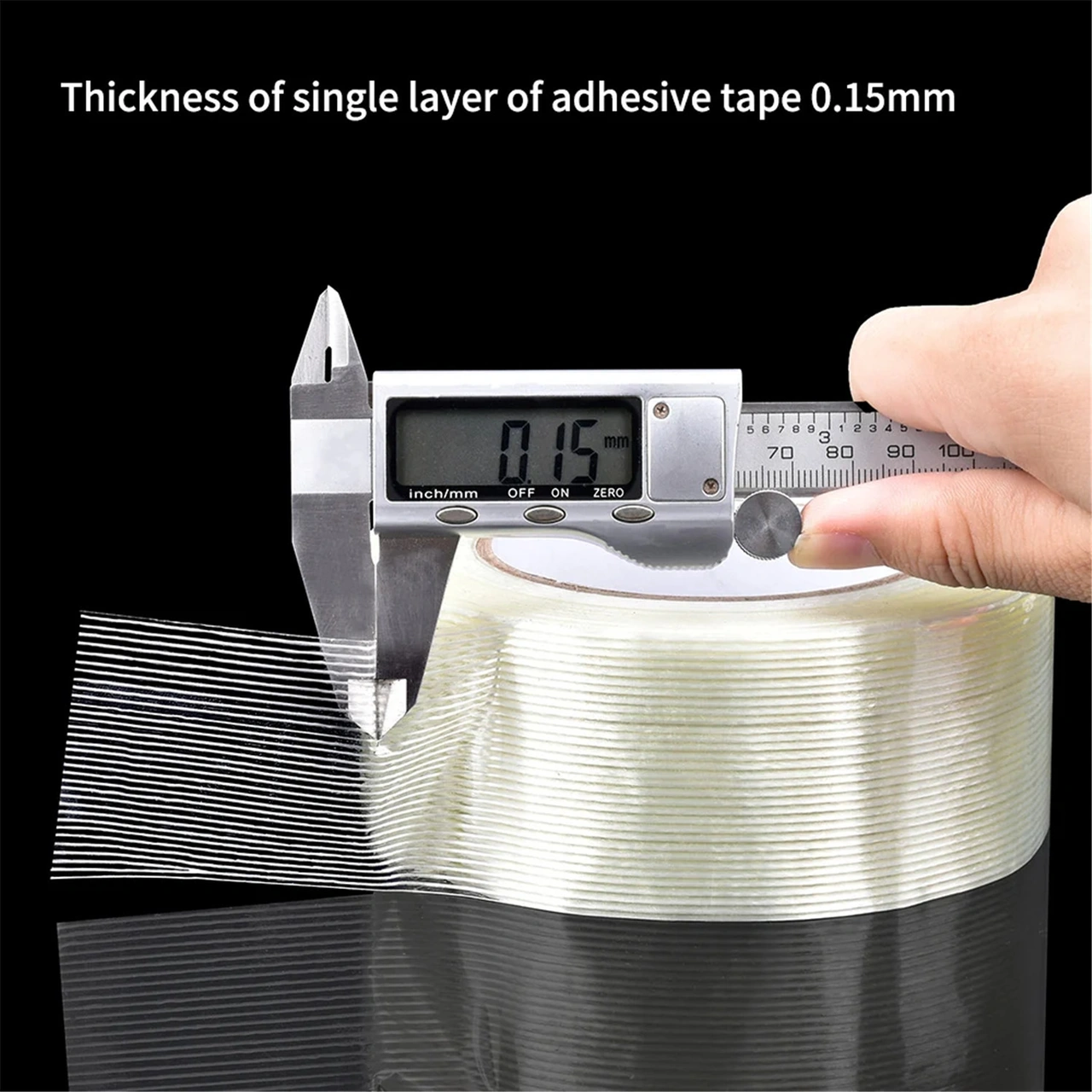 Yifomall Güçlü Paketleme İçin Zırhlı Şeritli Fiber Bandı - 50mm X 50m, Sıcak Dayanıklı, Kırılmaya Dirençli Taşıma Ve Depolama Bandı